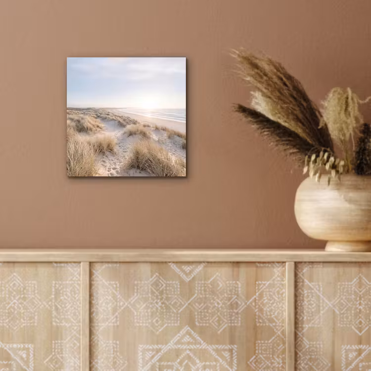 Aluminium schilderij - Duinen - Strand - Beige — 5