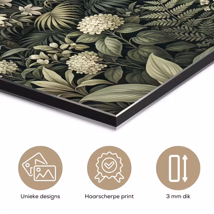 Aluminium schilderij - Jungle - Bladeren - Botanisch - Groen — 7