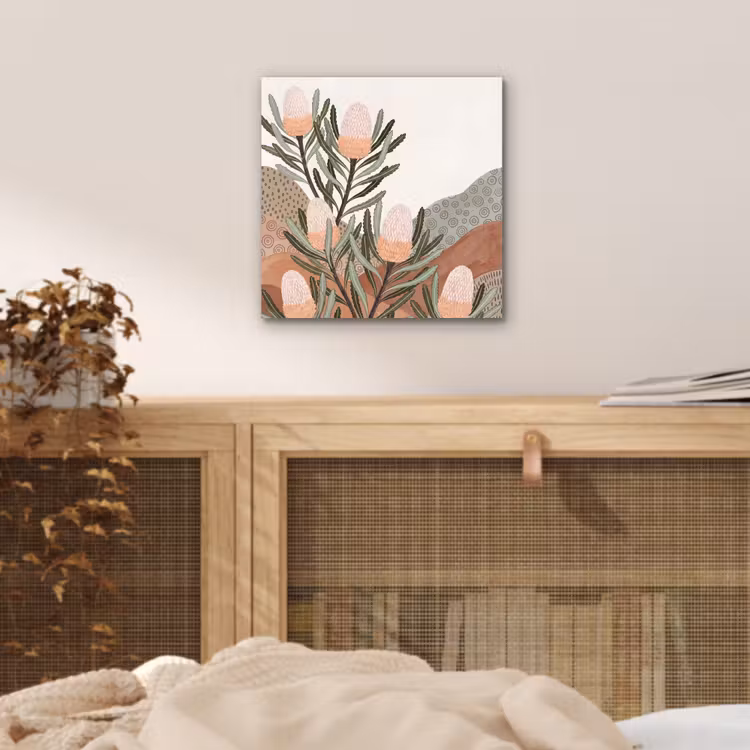 Aluminium schilderij - Modern - Heuvels - Terracotta — 4