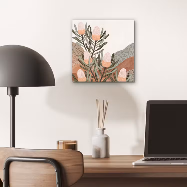Aluminium schilderij - Modern - Heuvels - Terracotta — 6