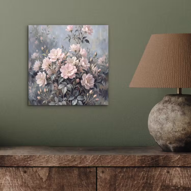 Aluminium schilderij - Rozen - Illustratie - Roze — 3