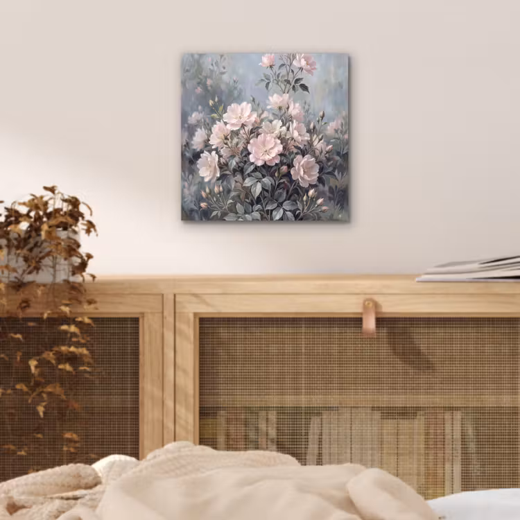 Aluminium schilderij - Rozen - Illustratie - Roze — 4