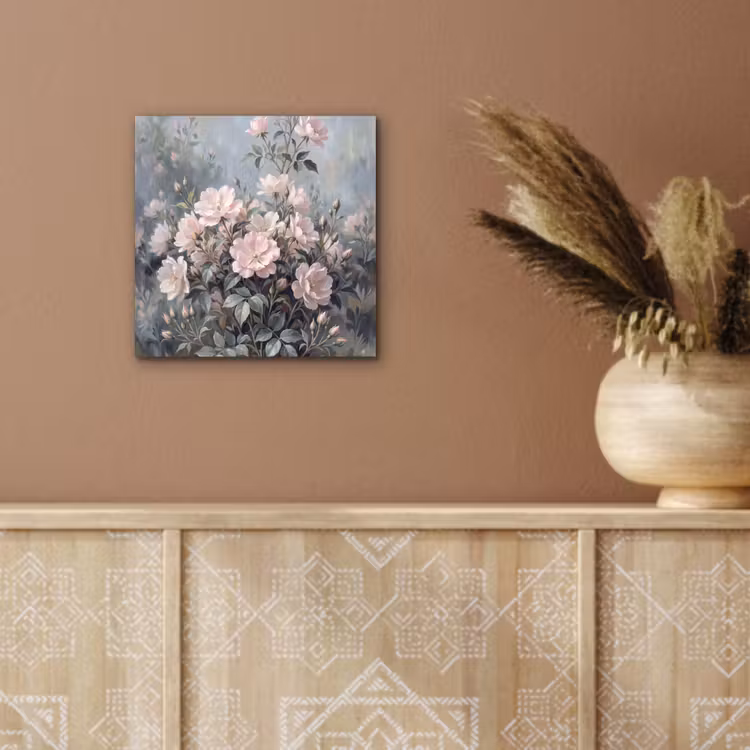 Aluminium schilderij - Rozen - Illustratie - Roze — 5