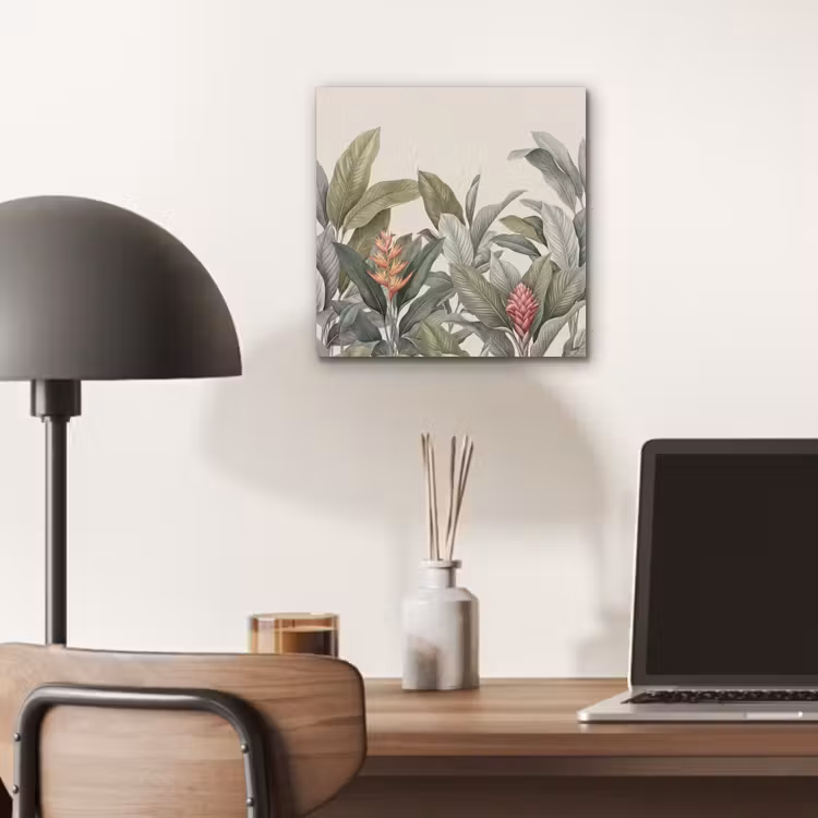 Aluminium schilderij - Tropisch - Planten - Modern - Groen — 6