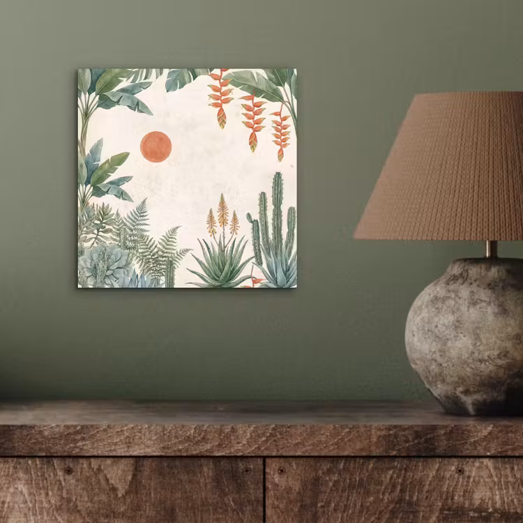 Aluminium schilderij - Woestijn - Planten - Groen — 3