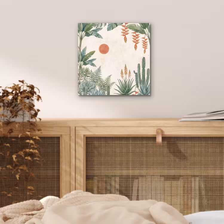 Aluminium schilderij - Woestijn - Planten - Groen — 4
