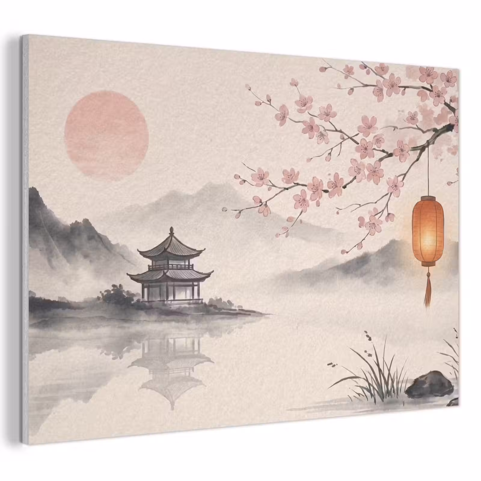 Akoestisch schilderij - Zon - Japans - Traditioneel — 1