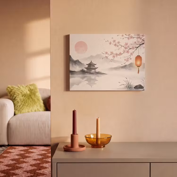 Akoestisch schilderij - Zon - Japans - Traditioneel — 2