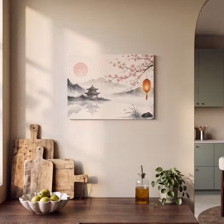 Akoestisch schilderij - Zon - Japans - Traditioneel — 3