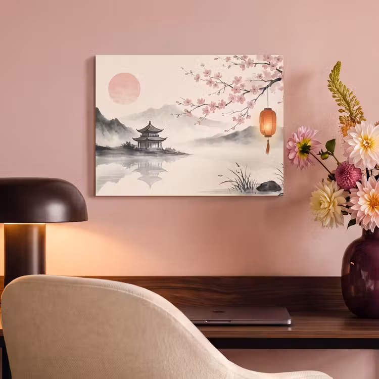 Akoestisch schilderij - Zon - Japans - Traditioneel — 4