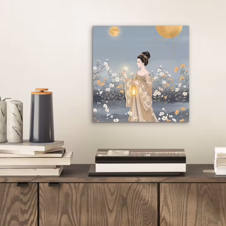 Aluminium schilderij - Aziatisch - Vrouw - Kimono — 2