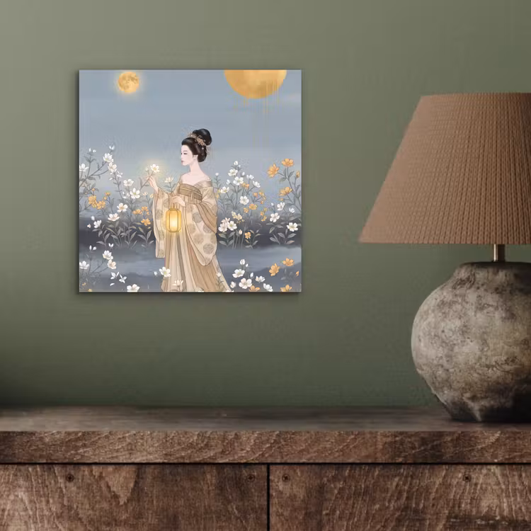 Aluminium schilderij - Aziatisch - Vrouw - Kimono — 3