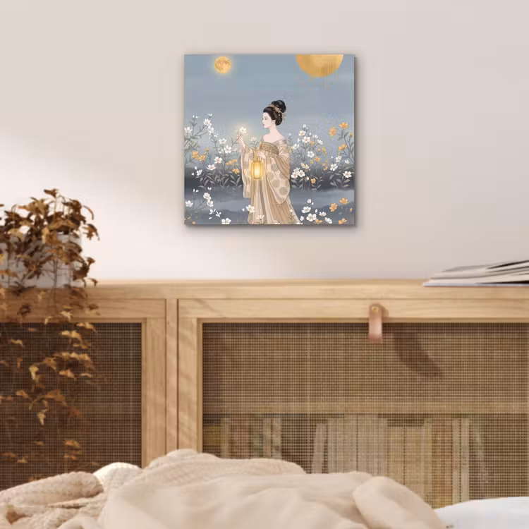 Aluminium schilderij - Aziatisch - Vrouw - Kimono — 4
