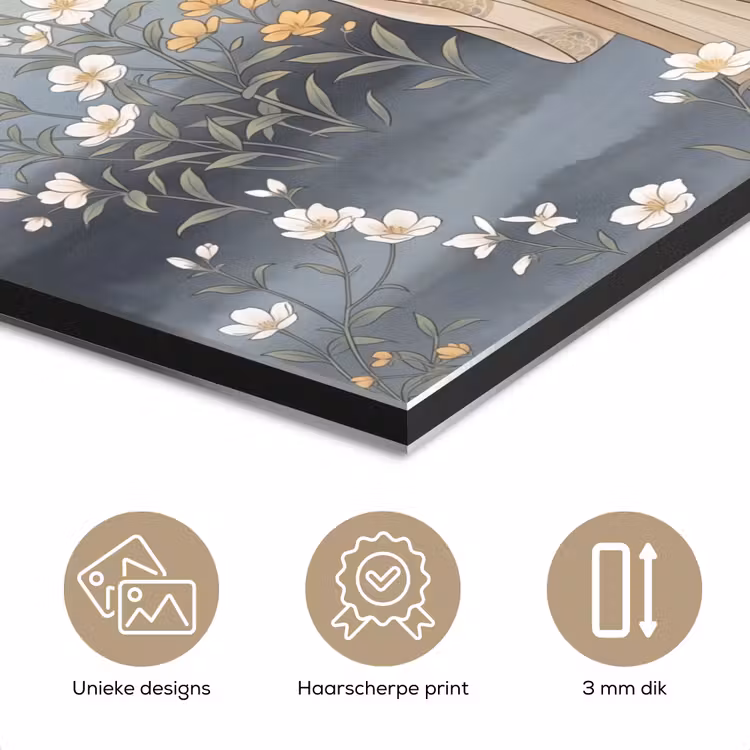 Aluminium schilderij - Aziatisch - Vrouw - Kimono — 7
