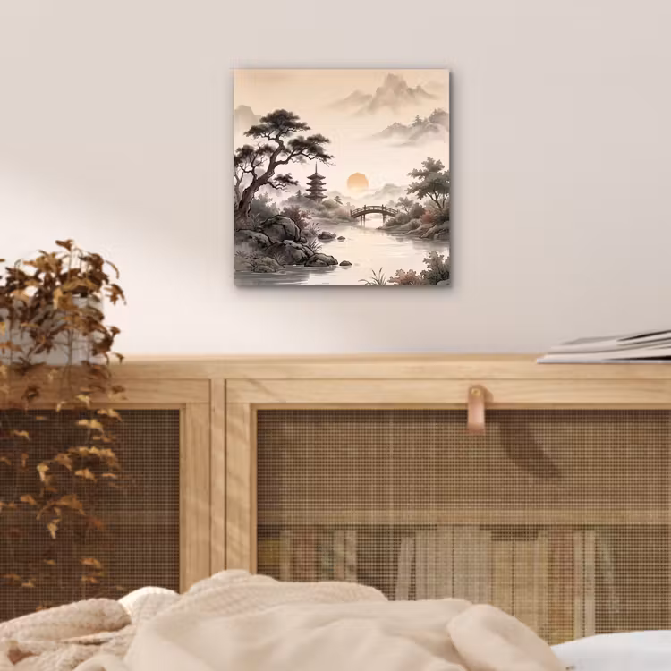 Aluminium schilderij - Azië - Landschap - Kleurrijk — 4