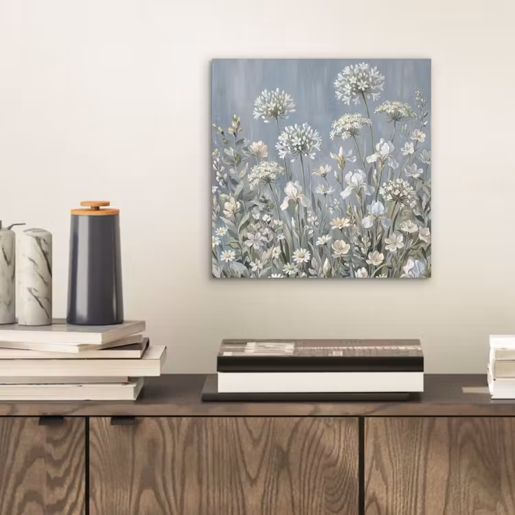 Aluminium schilderij - Bloemen - Botanisch - Blauw — 2