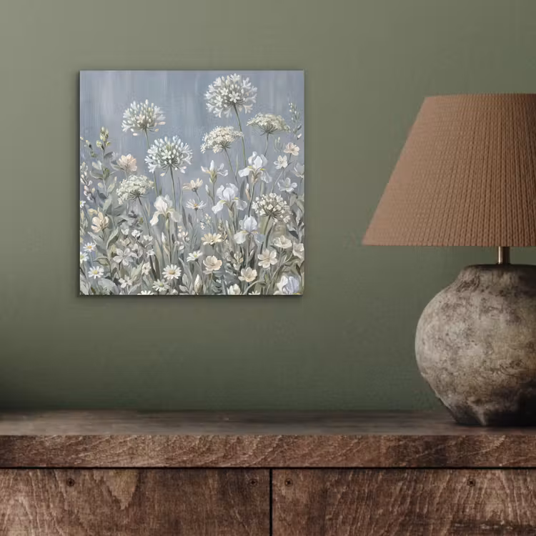 Aluminium schilderij - Bloemen - Botanisch - Blauw — 3