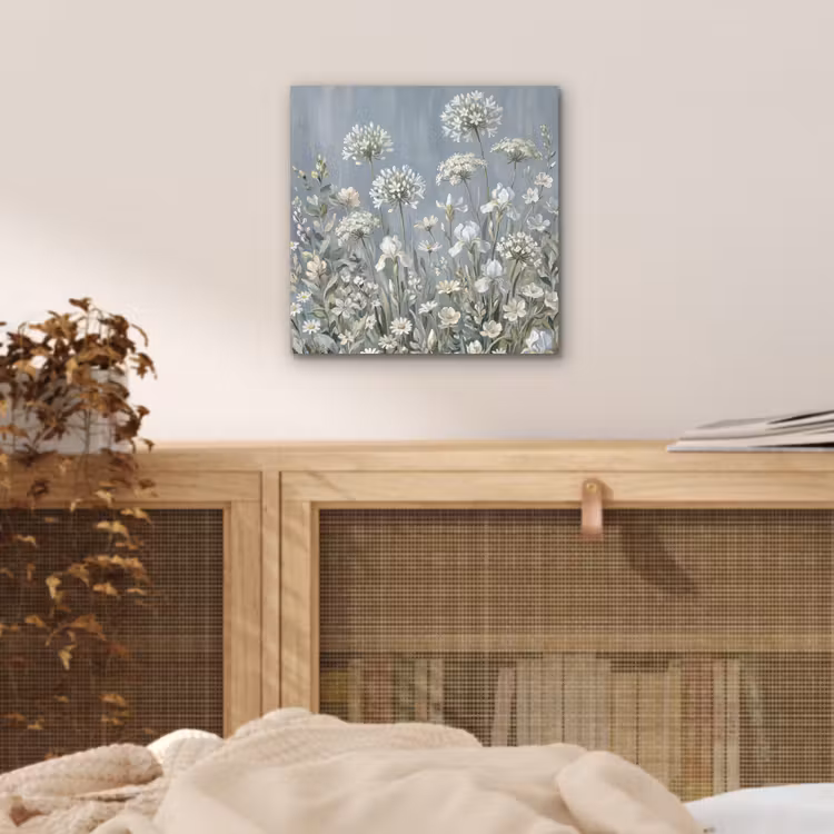Aluminium schilderij - Bloemen - Botanisch - Blauw — 4