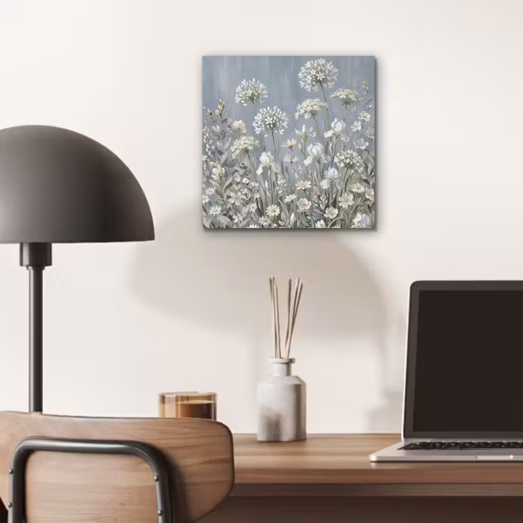Aluminium schilderij - Bloemen - Botanisch - Blauw — 6