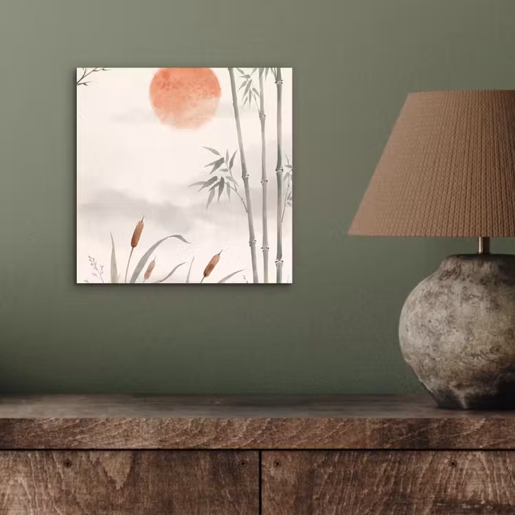 Aluminium schilderij - Minimalistisch - Bamboe - Groen — 3