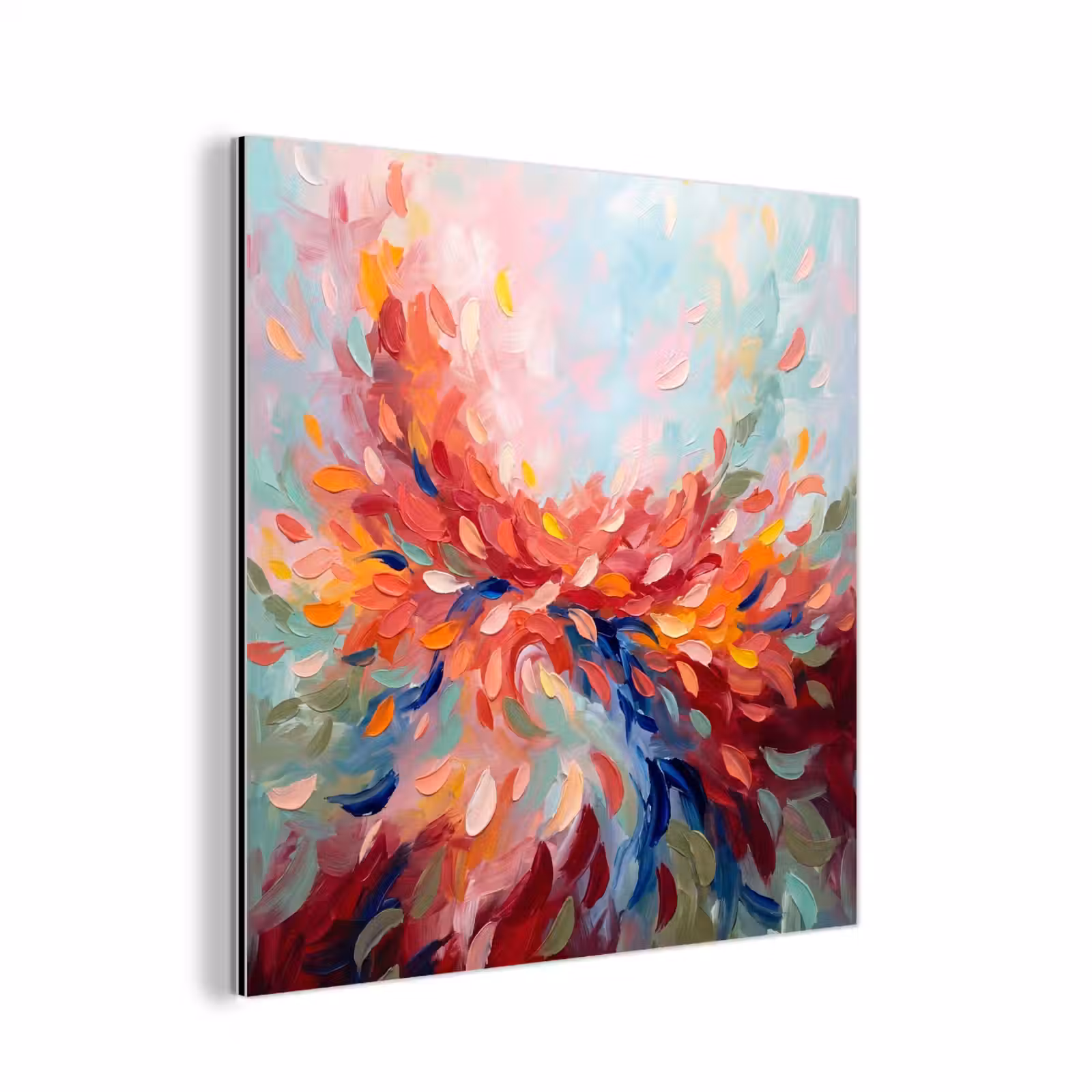 Aluminium schilderij - Bloemen - Abstract - Kunst - Modern — 1