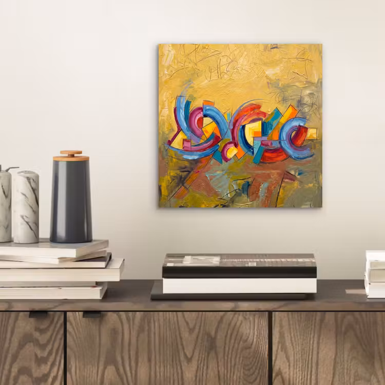 Aluminium schilderij - Abstract - Cirkels - Schilderij - Kleurrijk - Dynamisch — 2