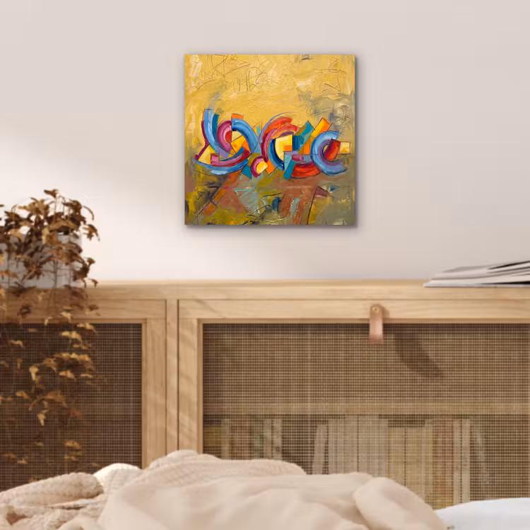 Aluminium schilderij - Abstract - Cirkels - Schilderij - Kleurrijk - Dynamisch — 4