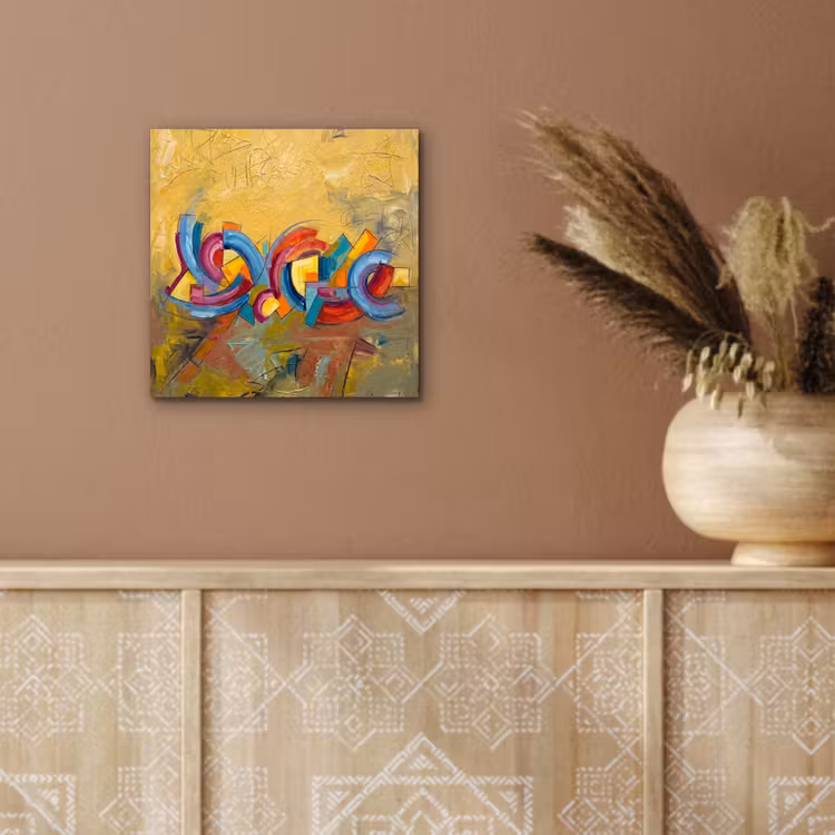 Aluminium schilderij - Abstract - Cirkels - Schilderij - Kleurrijk - Dynamisch — 5