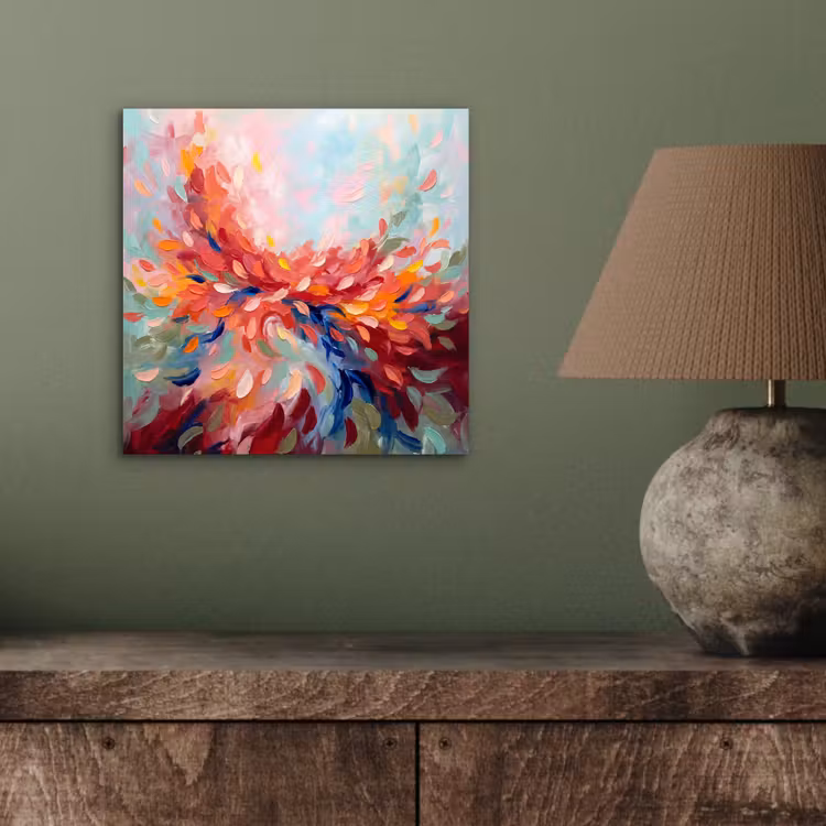 Aluminium schilderij - Bloemen - Abstract - Kunst - Modern — 3