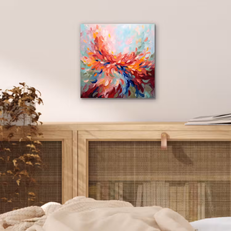 Aluminium schilderij - Bloemen - Abstract - Kunst - Modern — 4