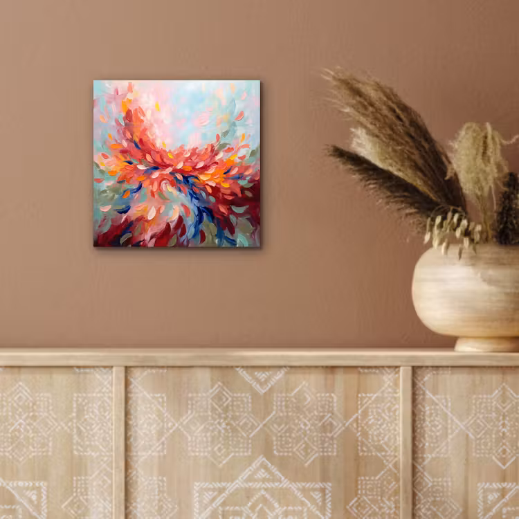 Aluminium schilderij - Bloemen - Abstract - Kunst - Modern — 5