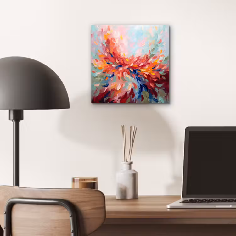 Aluminium schilderij - Bloemen - Abstract - Kunst - Modern — 6