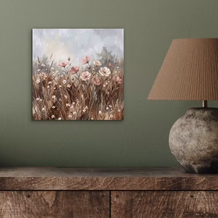 Aluminium schilderij - Bloemen - Botanisch - Schilderij - Pastel - Rustiek — 3