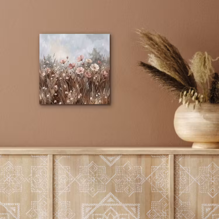 Aluminium schilderij - Bloemen - Botanisch - Schilderij - Pastel - Rustiek — 5
