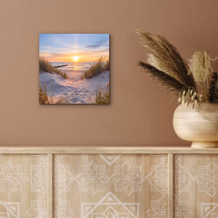 Aluminium schilderij - Strand - Zonsondergang - Natuur - Landschap — 5