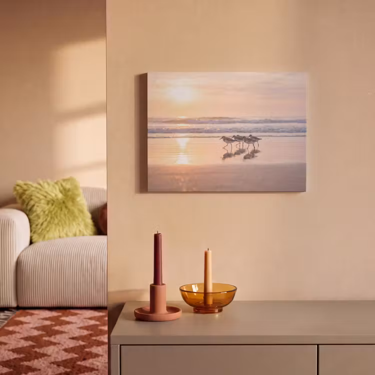 Akoestisch schilderij - Zee - Vogels - Strand — 2