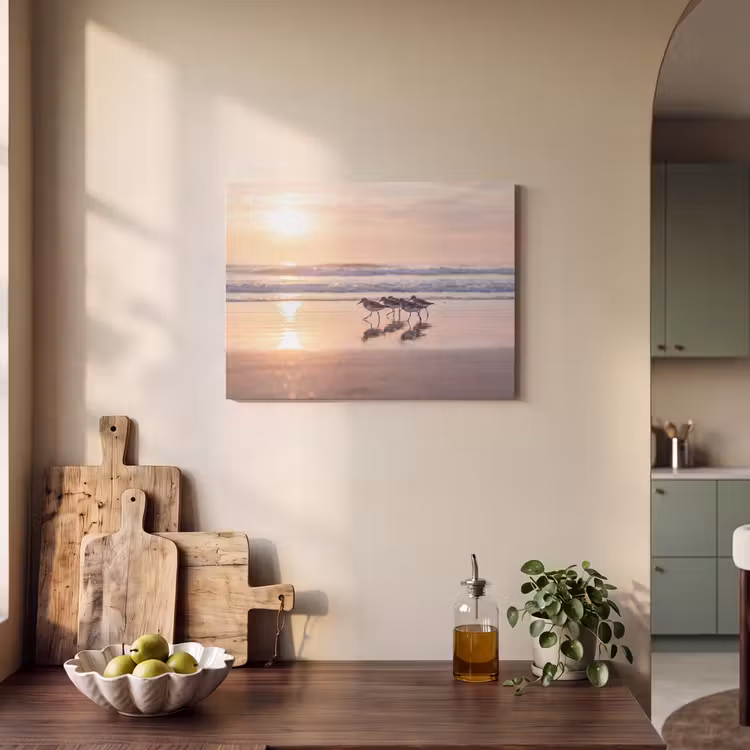 Akoestisch schilderij - Zee - Vogels - Strand — 3