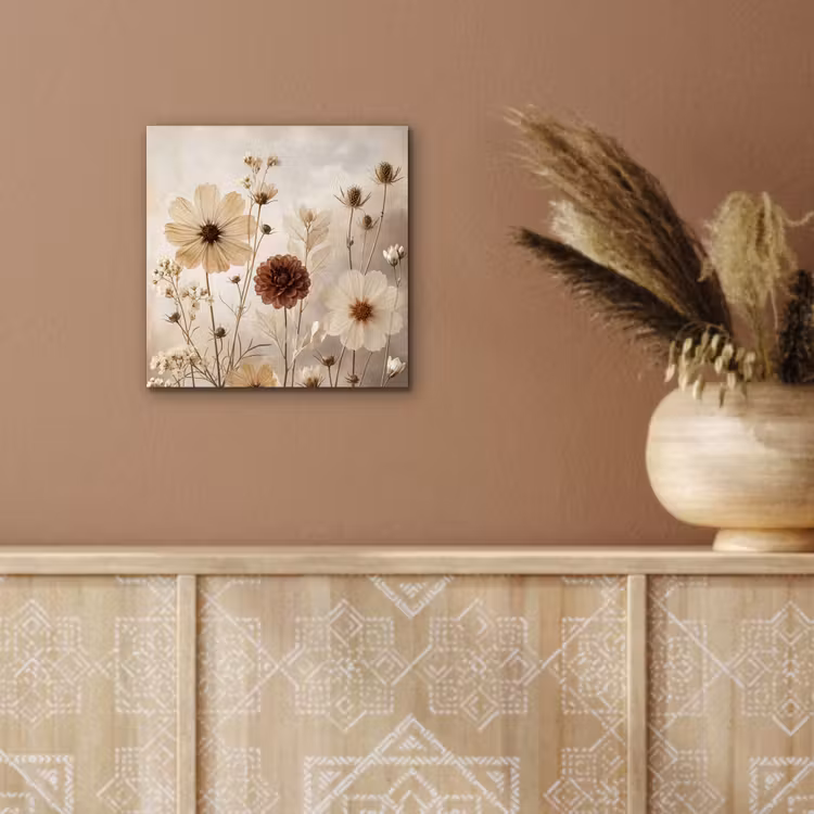 Aluminium schilderij - Wilde bloemen - Botanisch - Vintage - Natuur - Rustiek — 5
