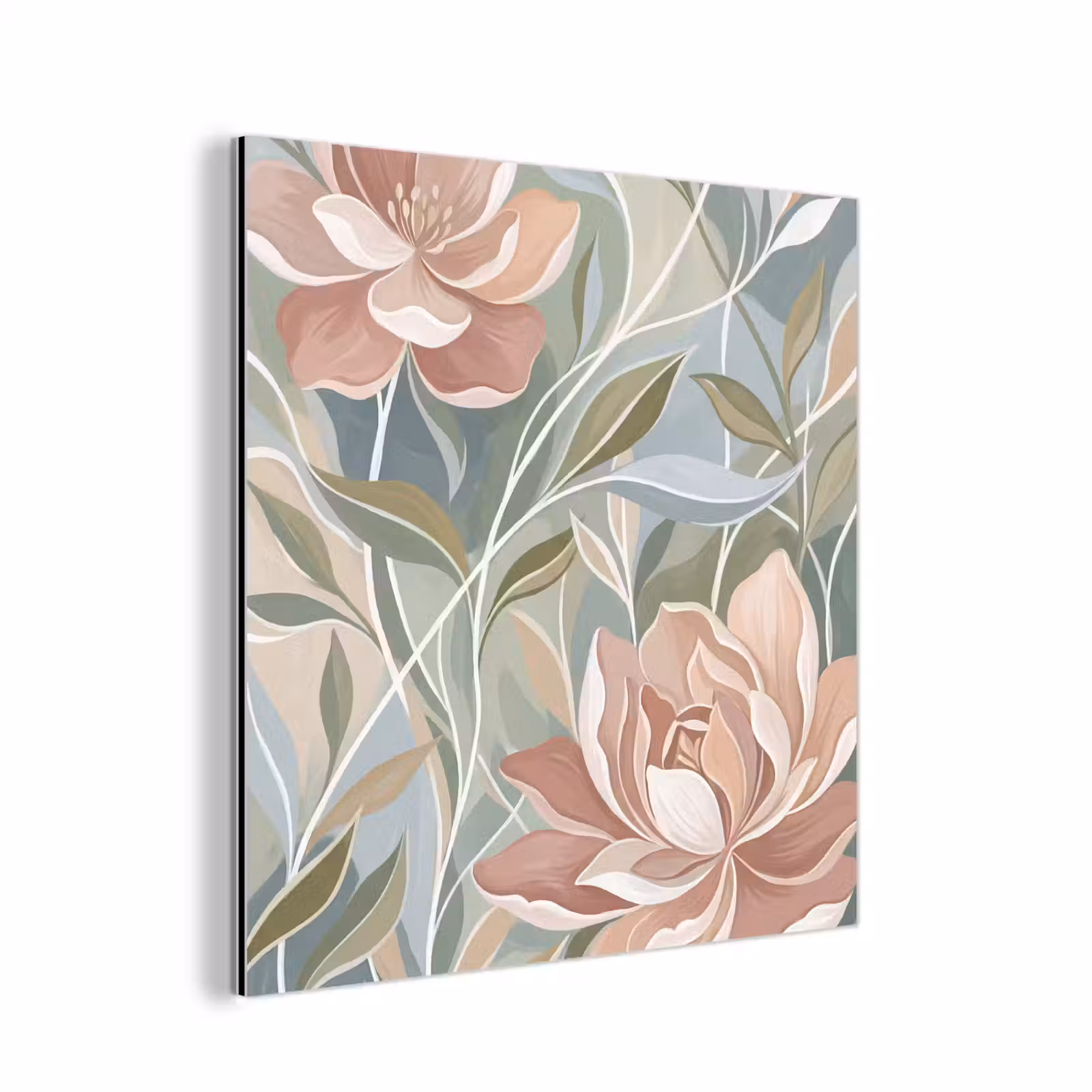 Aluminium schilderij - Elegant - Romantiek - Roze — 1