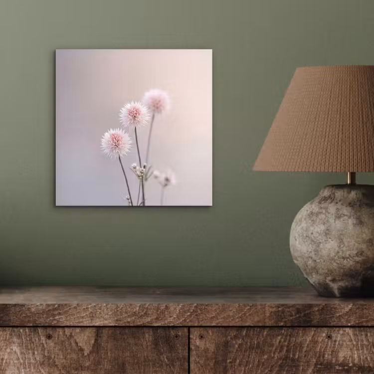 Aluminium schilderij - Bloemen - Bollen - Roze — 3