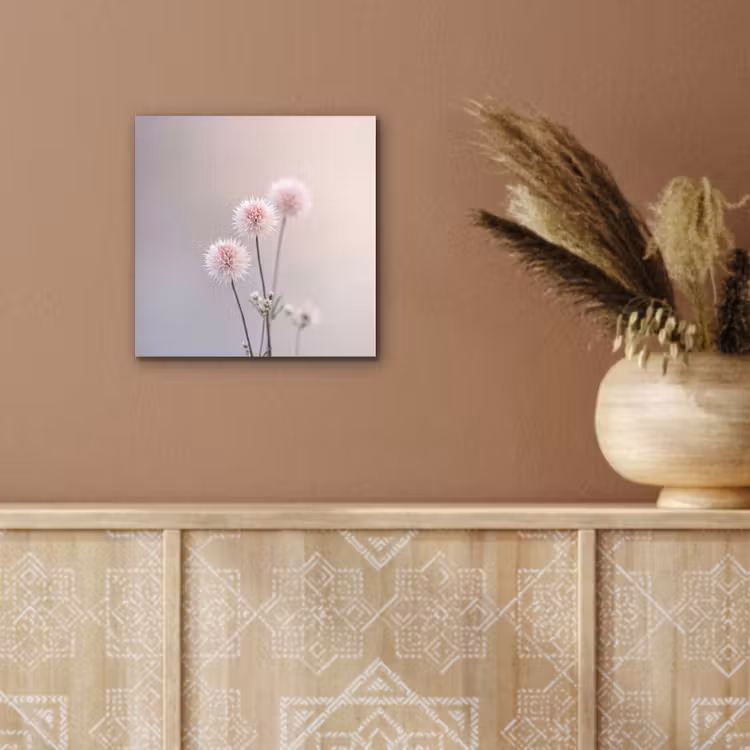 Aluminium schilderij - Bloemen - Bollen - Roze — 5