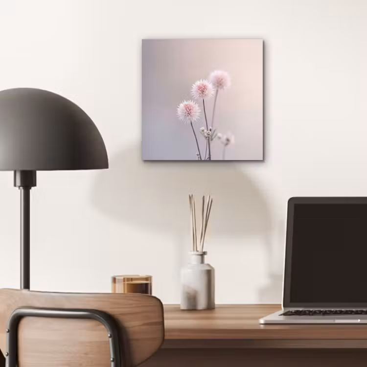 Aluminium schilderij - Bloemen - Bollen - Roze — 6