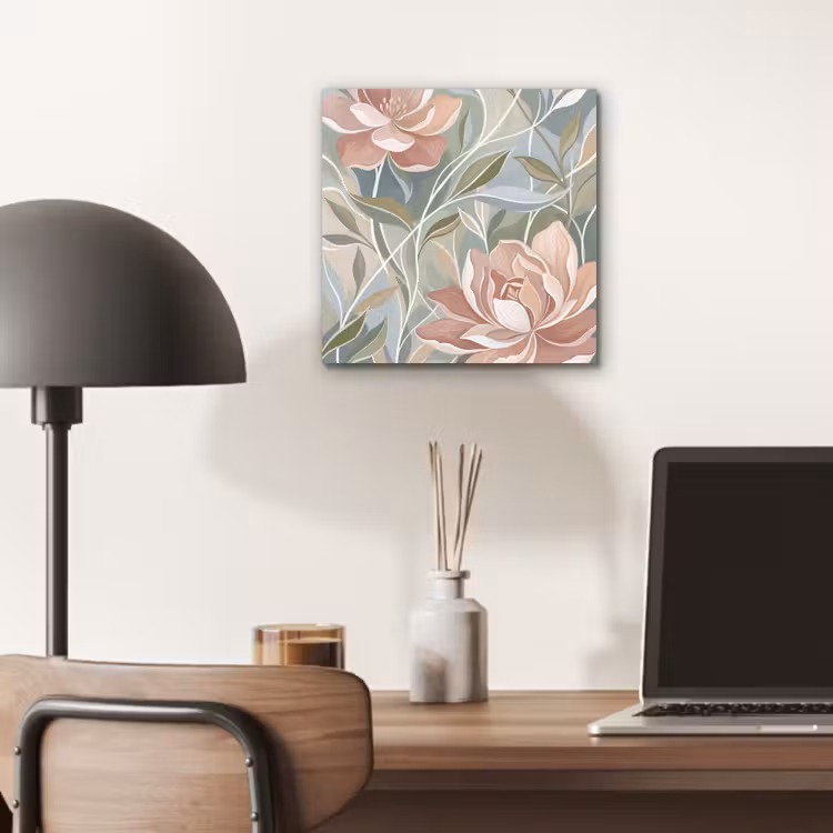 Aluminium schilderij - Elegant - Romantiek - Roze — 6