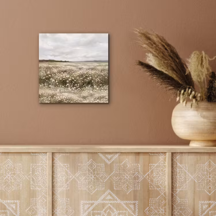 Aluminium schilderij - Illustratie - Landschap - Wit — 5