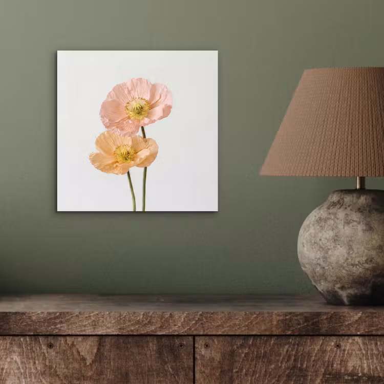 Aluminium schilderij - Papavers - Botanisch - Roze — 3