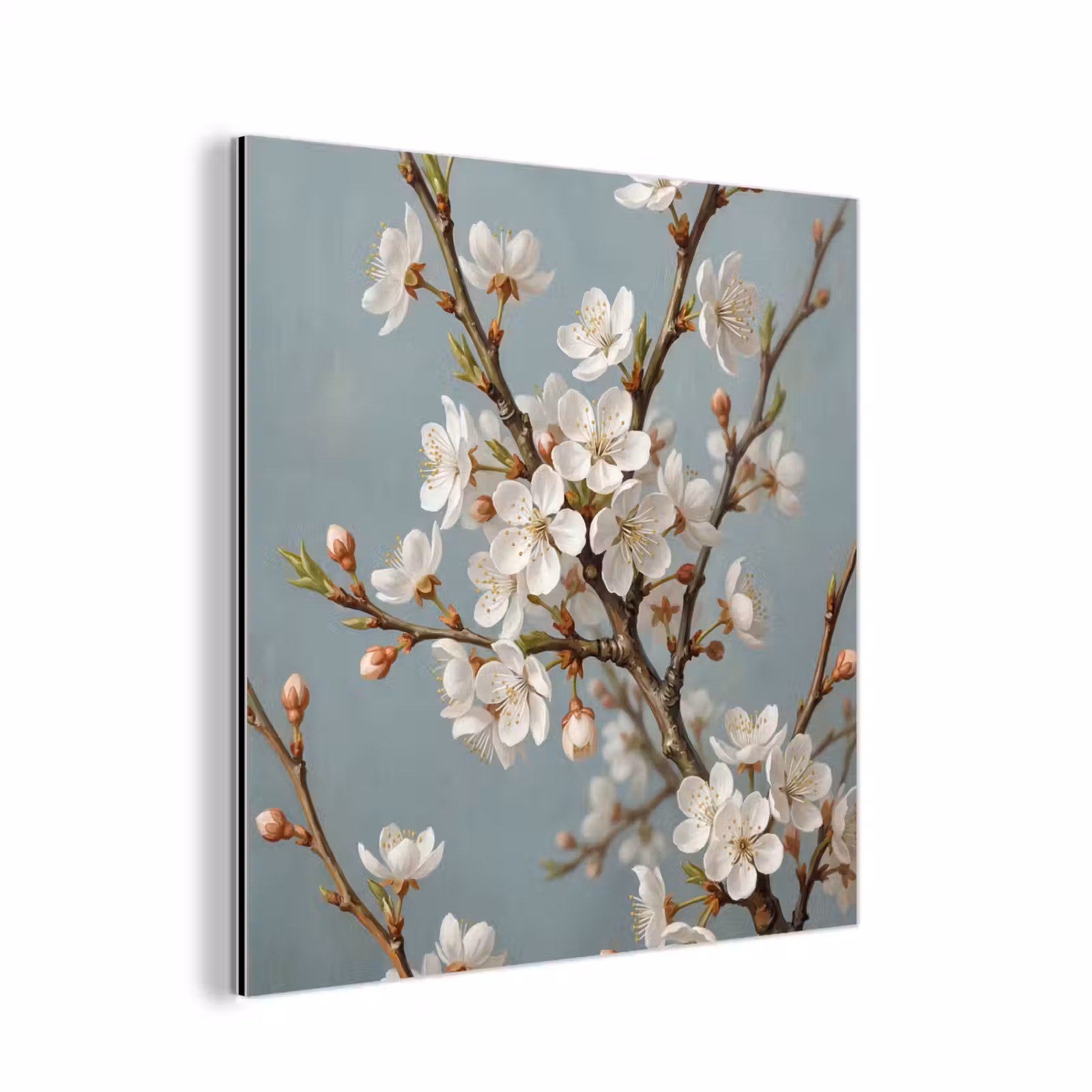 Aluminium schilderij - Botanisch - Stilleven - Blauw — 1