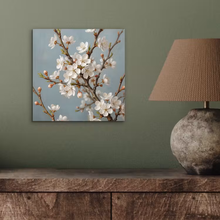 Aluminium schilderij - Botanisch - Stilleven - Blauw — 3