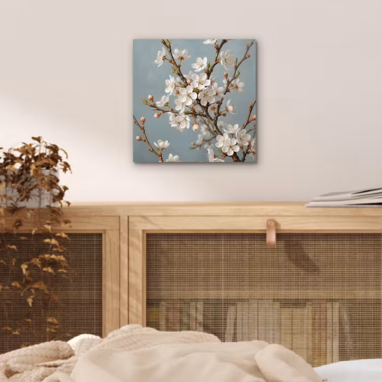 Aluminium schilderij - Botanisch - Stilleven - Blauw — 4