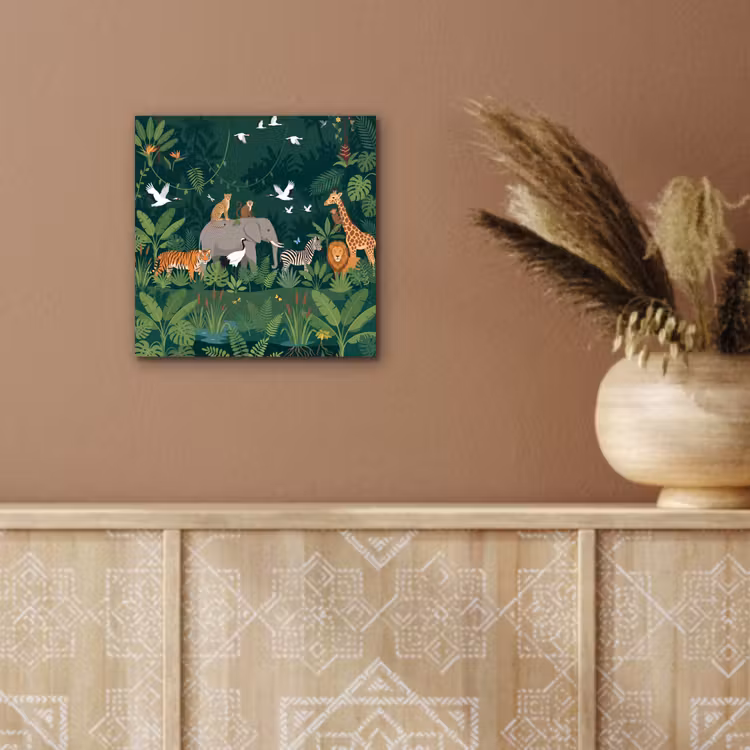 Aluminium schilderij - Tropisch - Jungle - Groen — 5