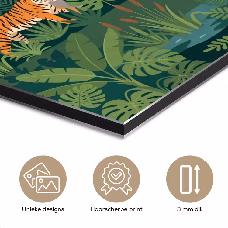 Aluminium schilderij - Tropisch - Jungle - Groen — 7